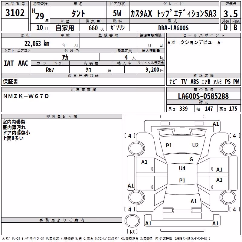 DAIHATSU TANTO