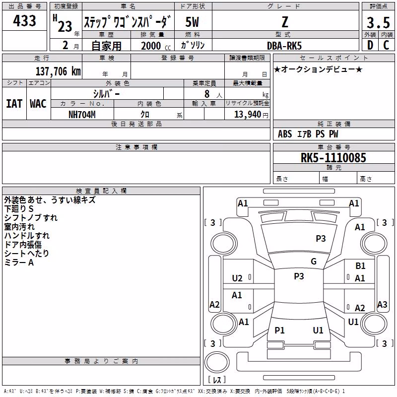 HONDA STEPWGN