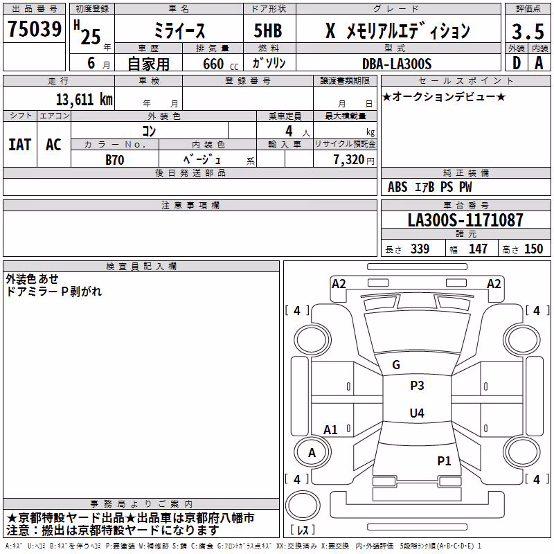 DAIHATSU MIRA E:S