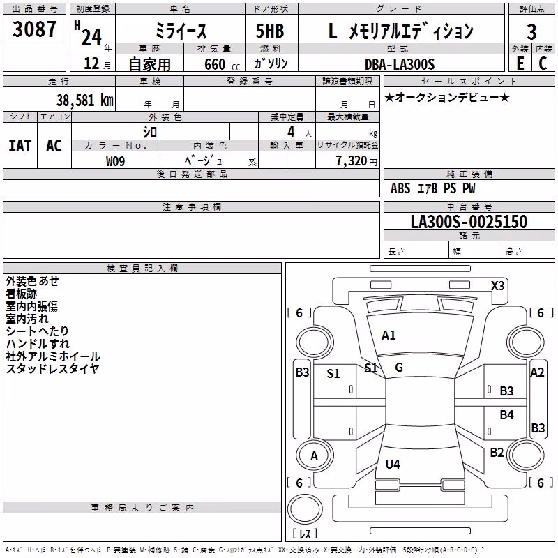 DAIHATSU MIRA E:S