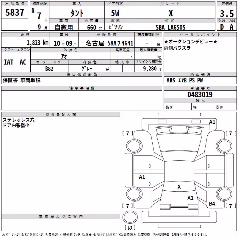 DAIHATSU TANTO