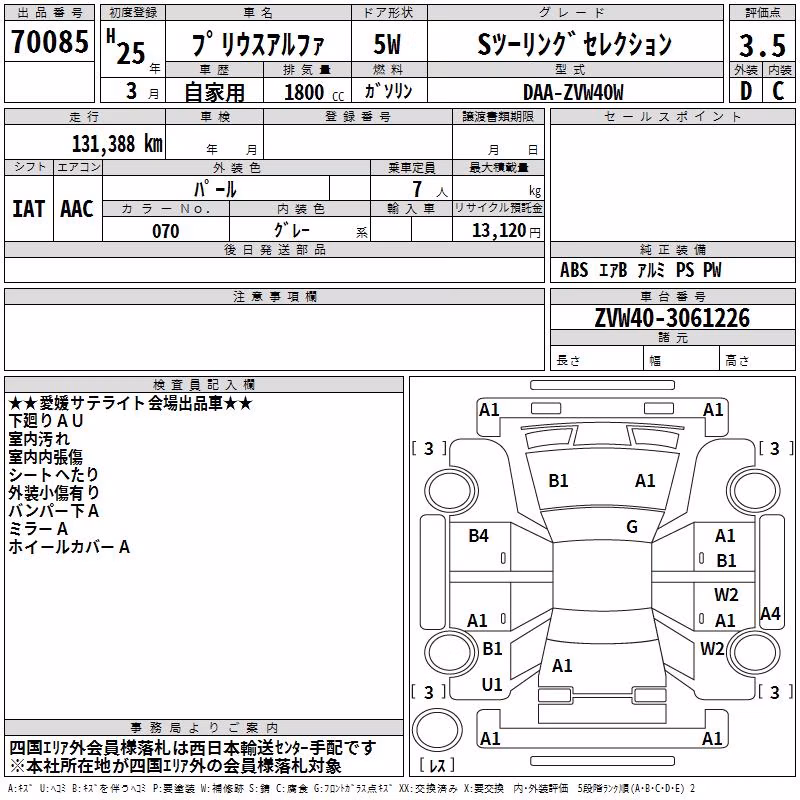 TOYOTA PRIUS ALPHA