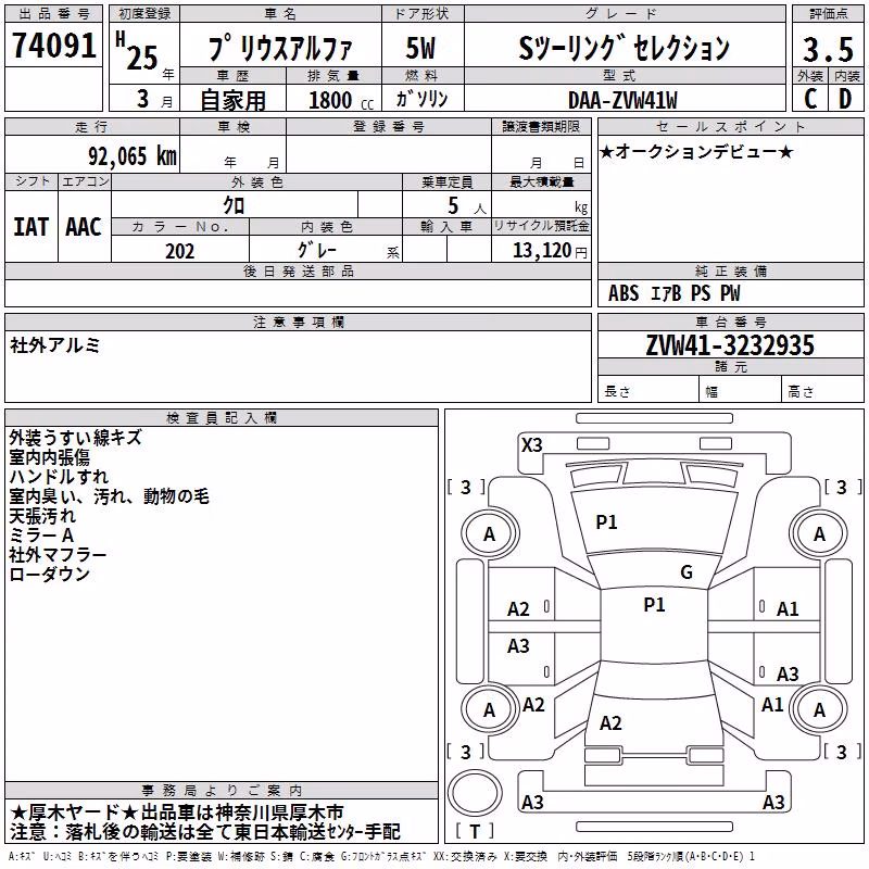TOYOTA PRIUS ALPHA