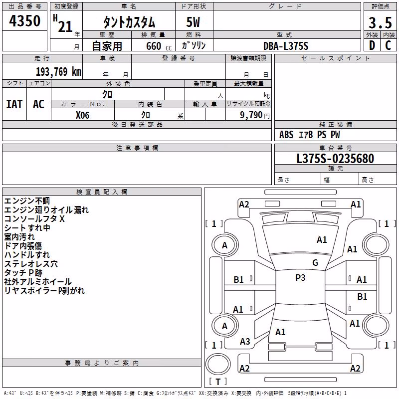 DAIHATSU TANTO