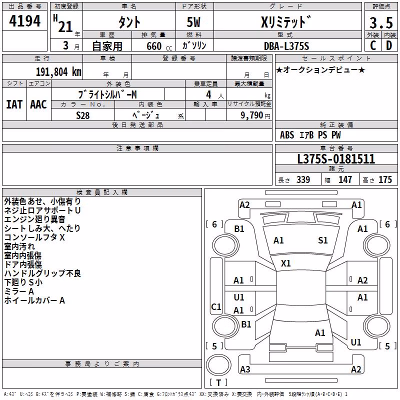 DAIHATSU TANTO