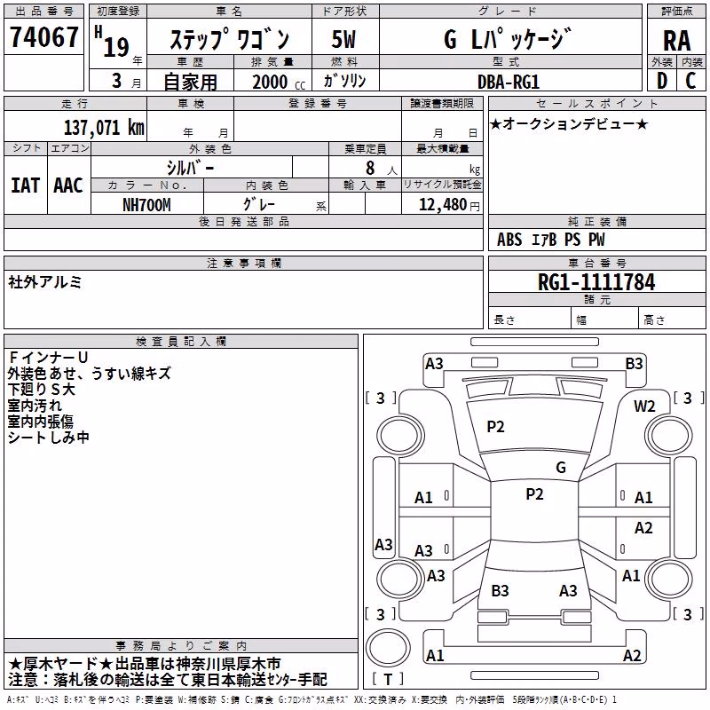 HONDA STEPWGN