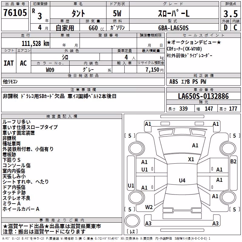 DAIHATSU TANTO