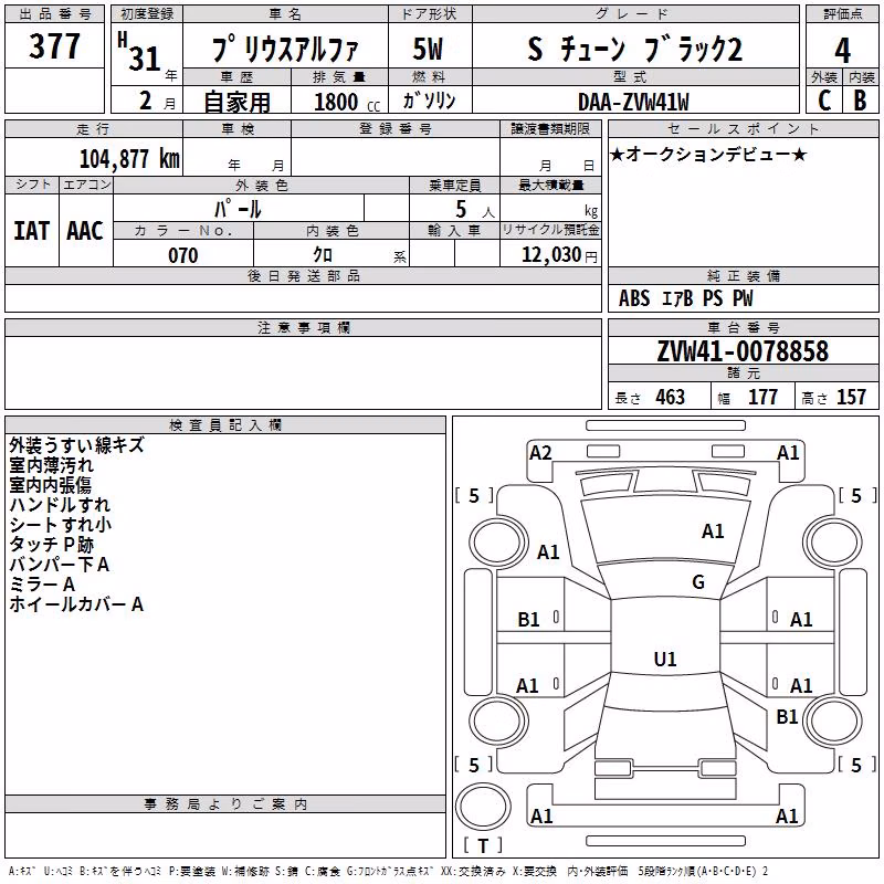TOYOTA PRIUS ALPHA