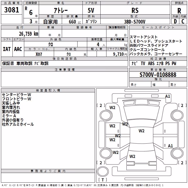 DAIHATSU ATRAI