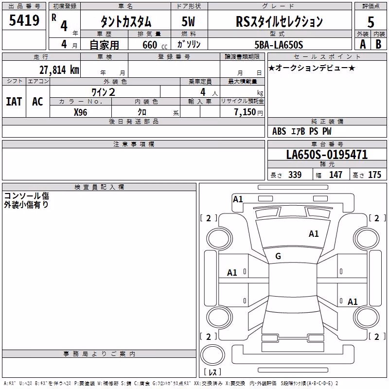 DAIHATSU TANTO