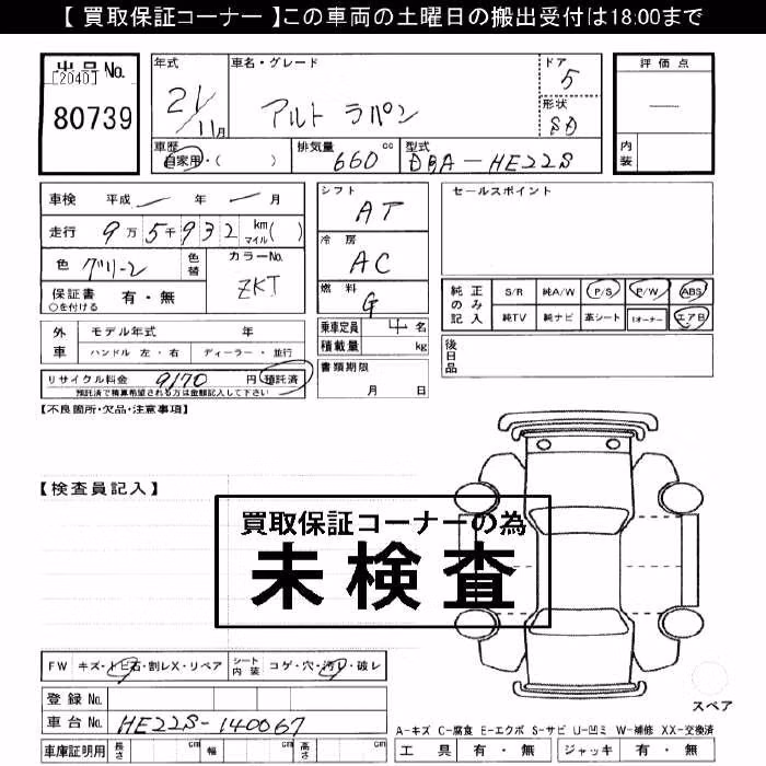 SUZUKI ALTO LAPIN