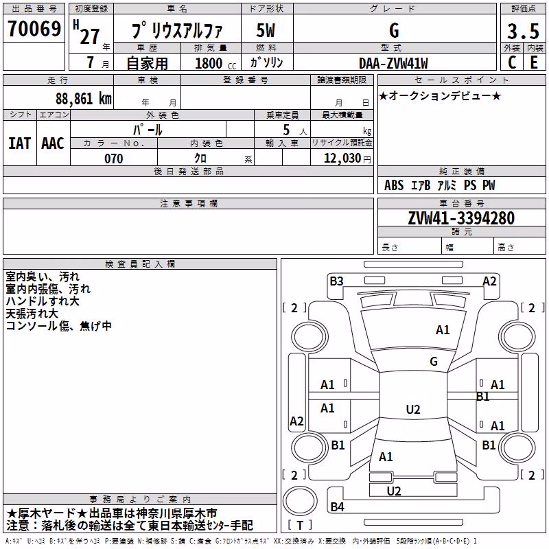 TOYOTA PRIUS ALPHA