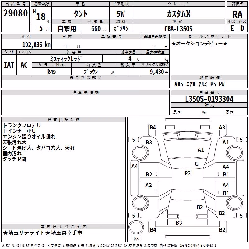 DAIHATSU TANTO