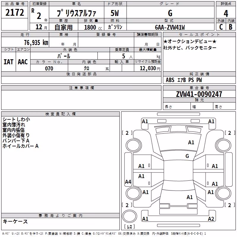 TOYOTA PRIUS ALPHA