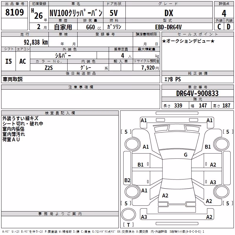 NISSAN NV100 CLIPPER