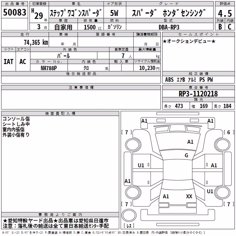 HONDA STEPWGN