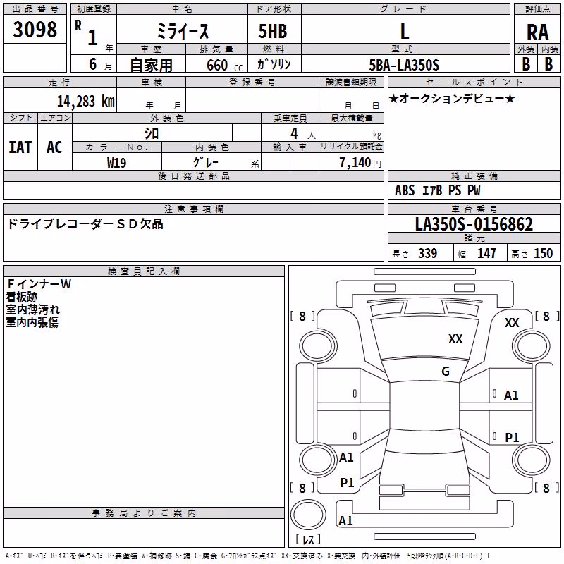 DAIHATSU MIRA E:S