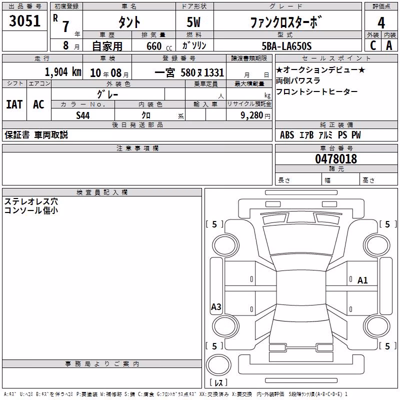 DAIHATSU TANTO