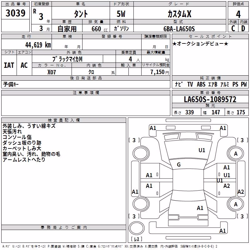 DAIHATSU TANTO