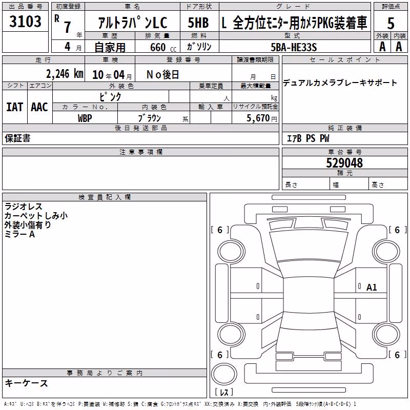 SUZUKI ALTO LAPIN