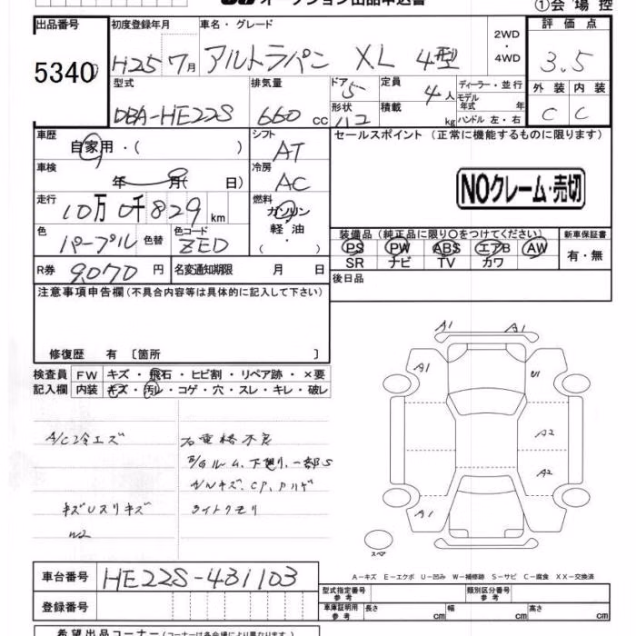SUZUKI ALTO LAPIN