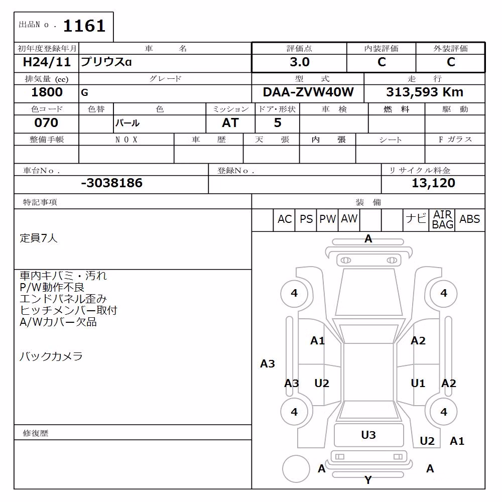 TOYOTA PRIUS ALPHA