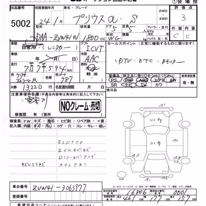 TOYOTA PRIUS ALPHA