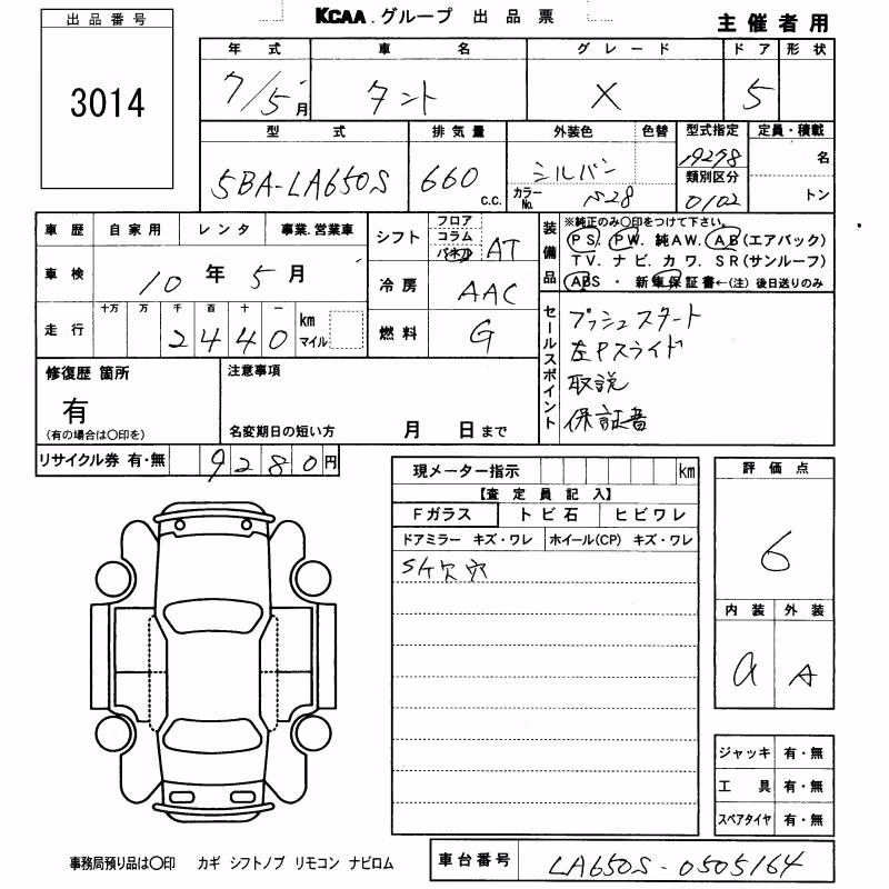 DAIHATSU TANTO
