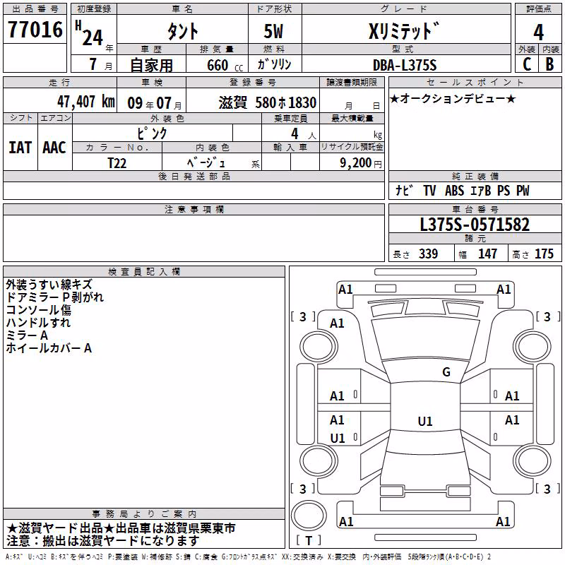 DAIHATSU TANTO