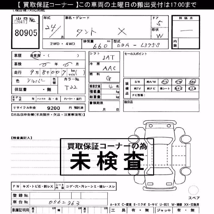 DAIHATSU TANTO