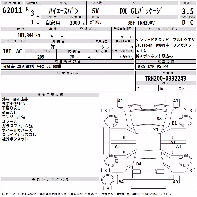 TOYOTA REGIUS ACE