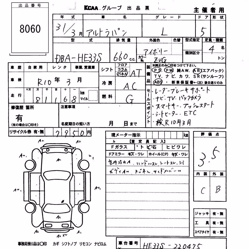 SUZUKI ALTO LAPIN