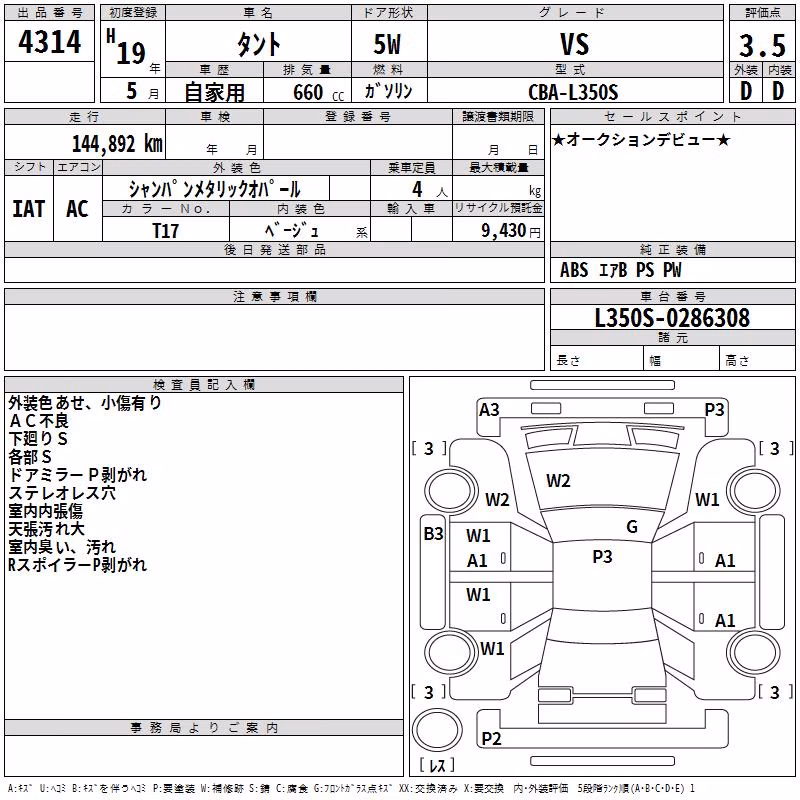 DAIHATSU TANTO