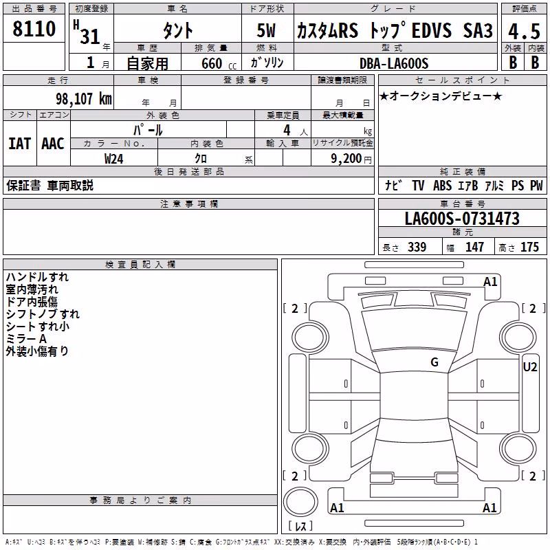 DAIHATSU TANTO