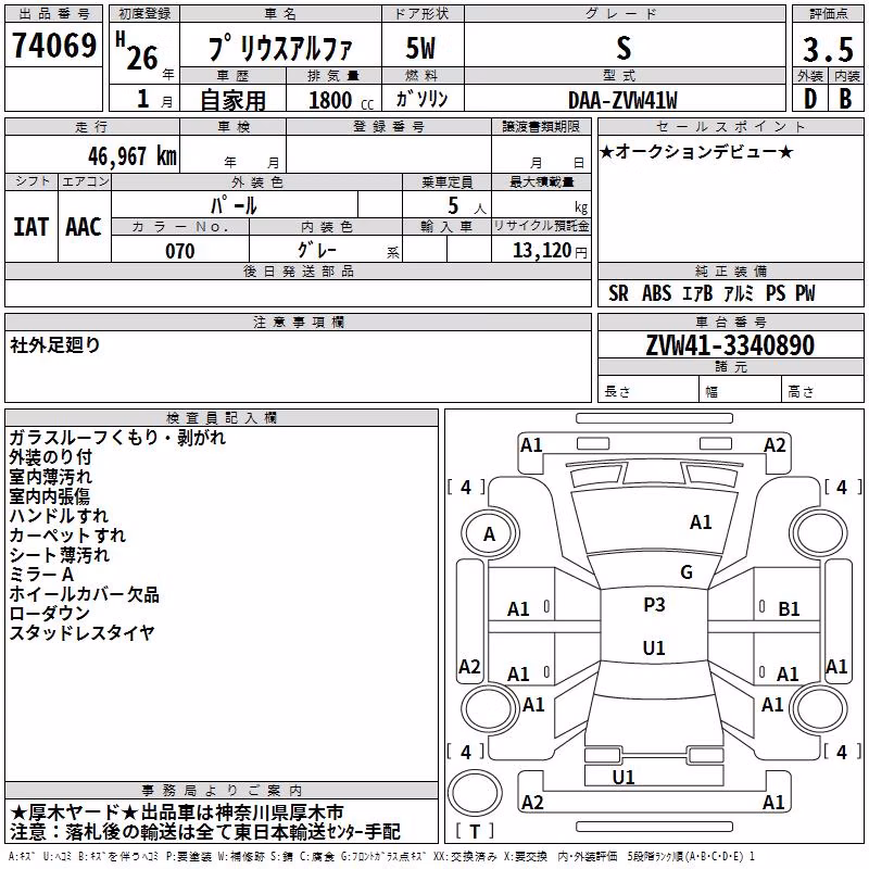 TOYOTA PRIUS ALPHA