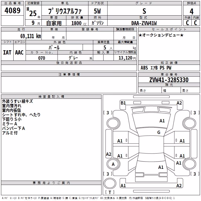 TOYOTA PRIUS ALPHA