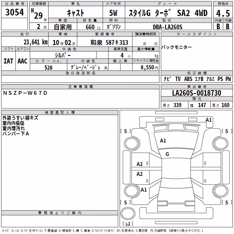DAIHATSU CAST