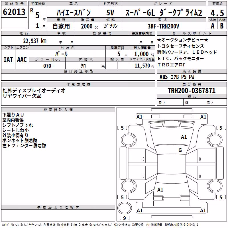 TOYOTA REGIUS ACE