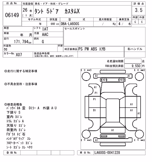 DAIHATSU TANTO