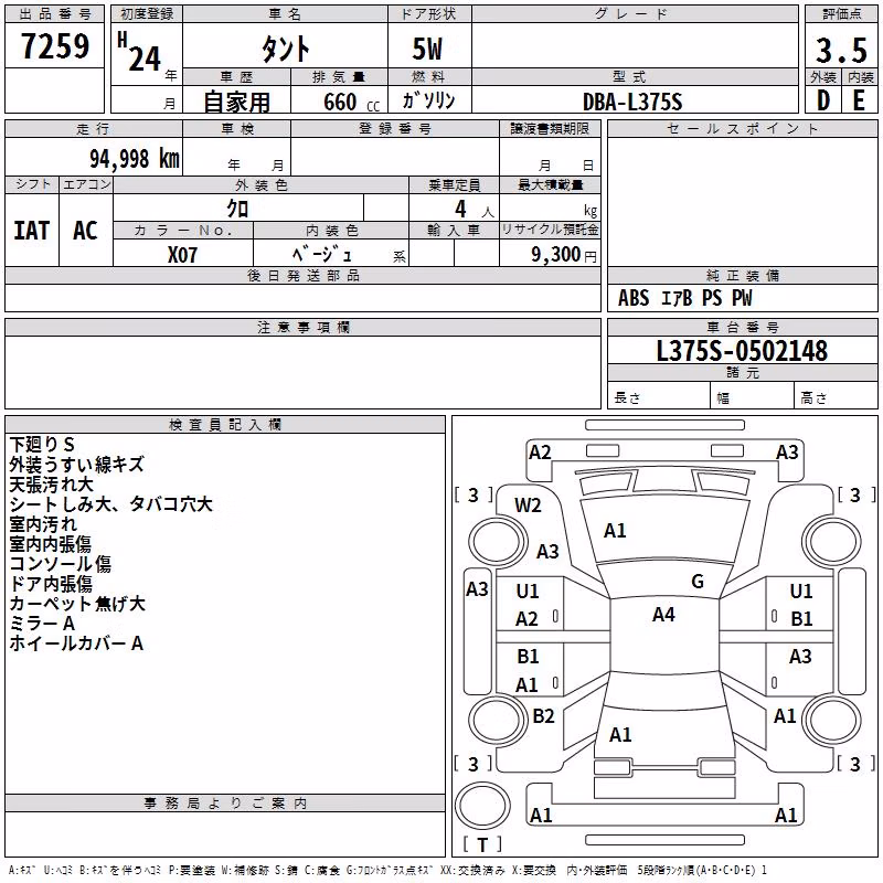DAIHATSU TANTO