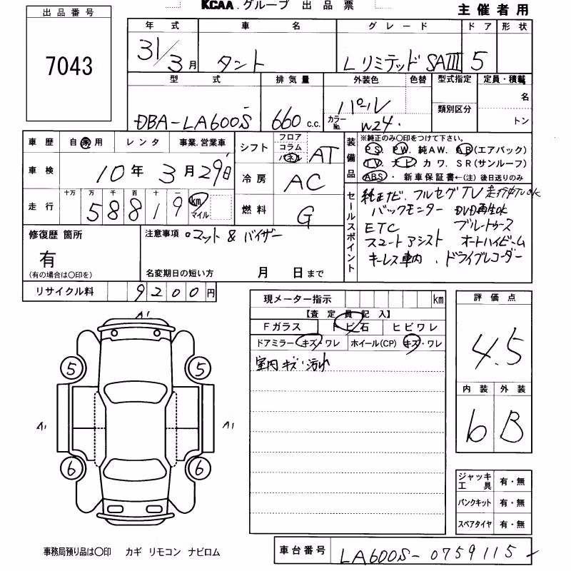 DAIHATSU TANTO