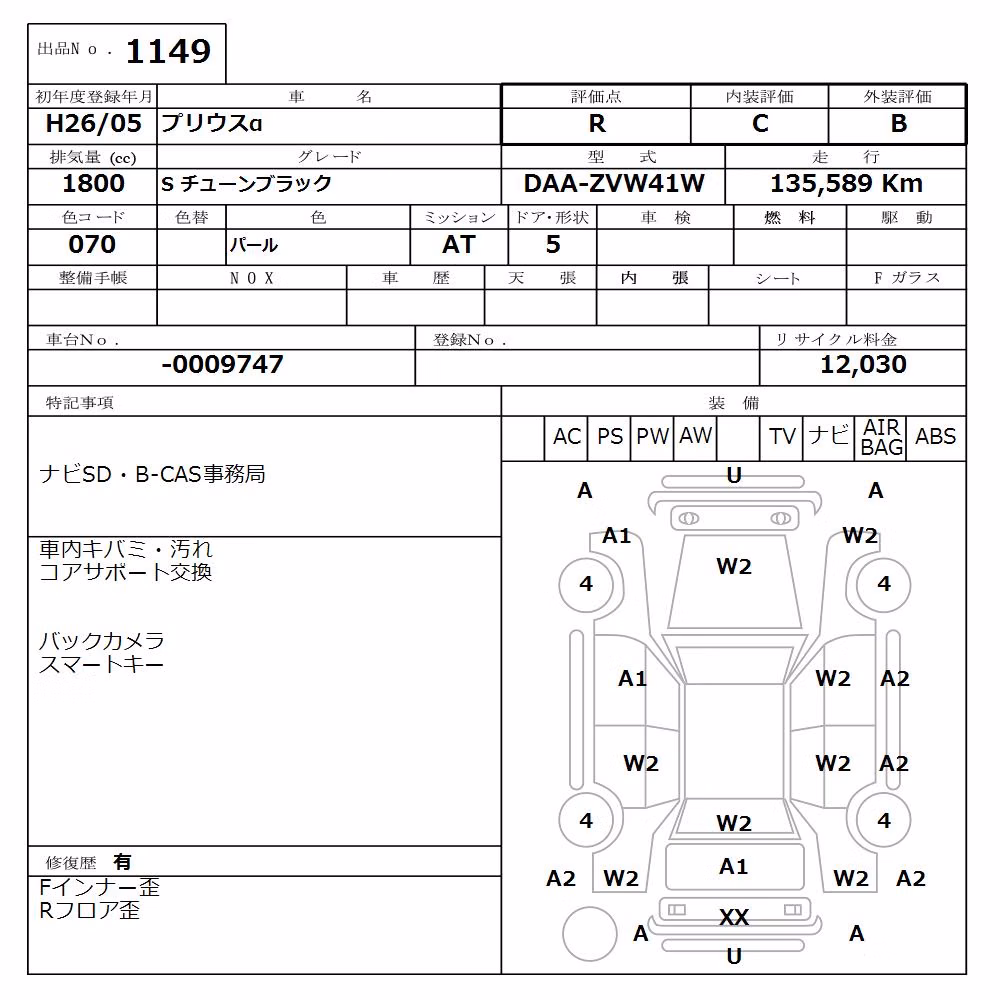 TOYOTA PRIUS ALPHA