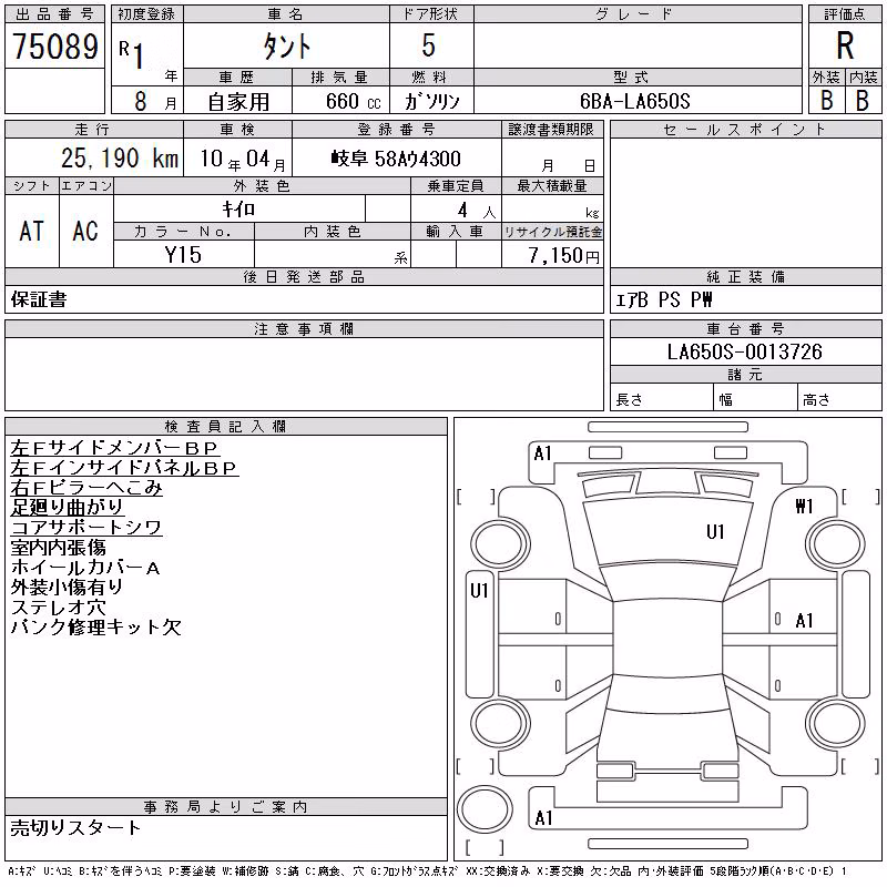 DAIHATSU TANTO