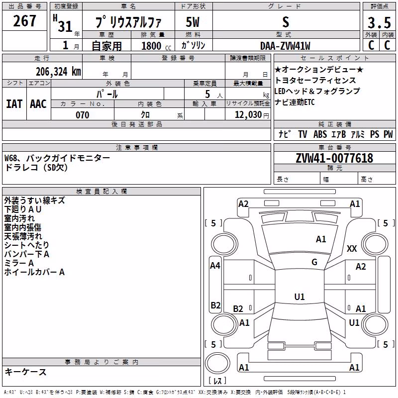 TOYOTA PRIUS ALPHA