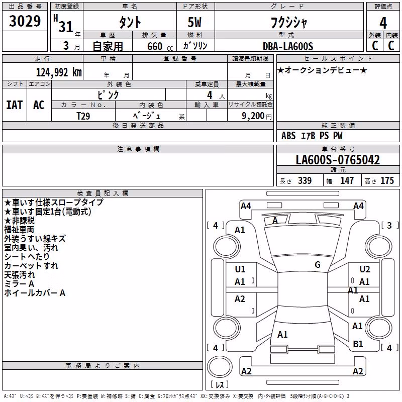 DAIHATSU TANTO