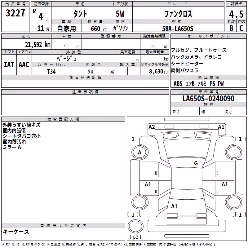 DAIHATSU TANTO