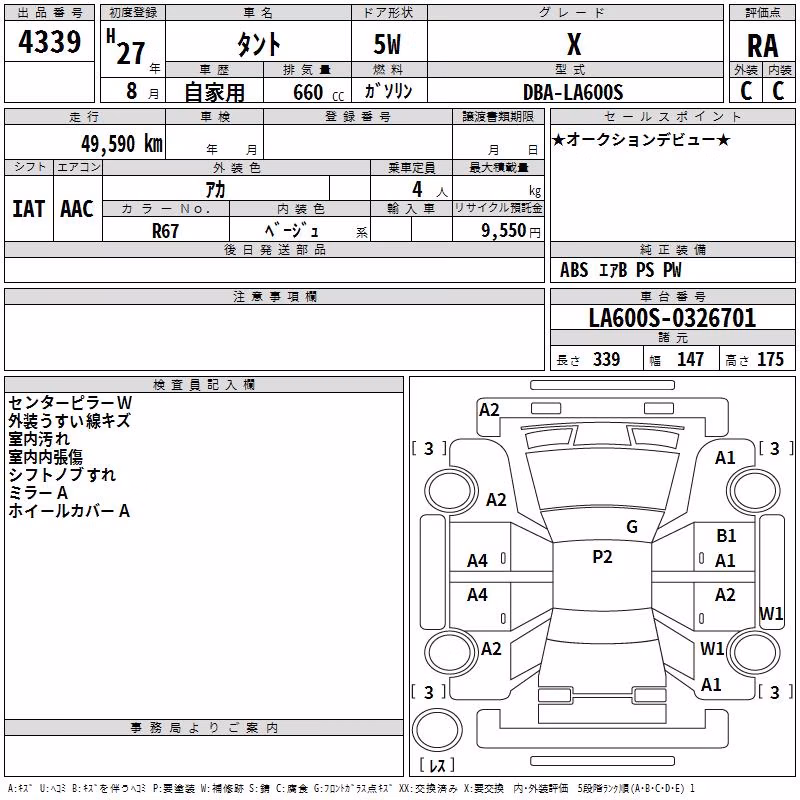 DAIHATSU TANTO