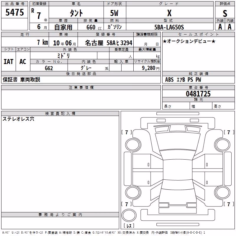 DAIHATSU TANTO