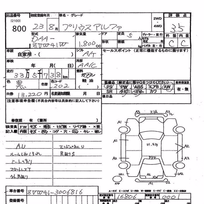 TOYOTA PRIUS ALPHA