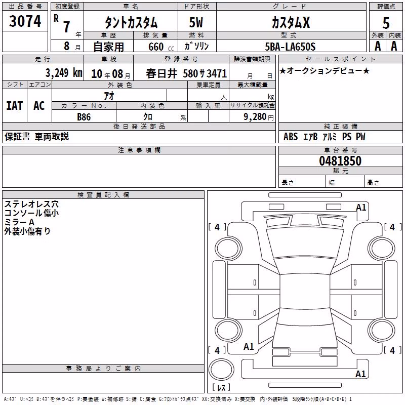 DAIHATSU TANTO
